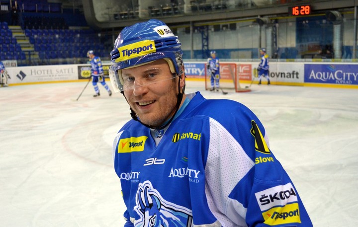 Jaroslav Špelda na odchode do HC Valpellice
